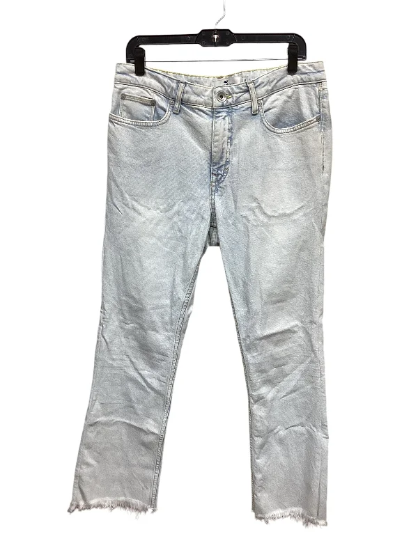 Design Trend Jeans Straight By Vineyard Vines In Blue Denim, Size: 8
