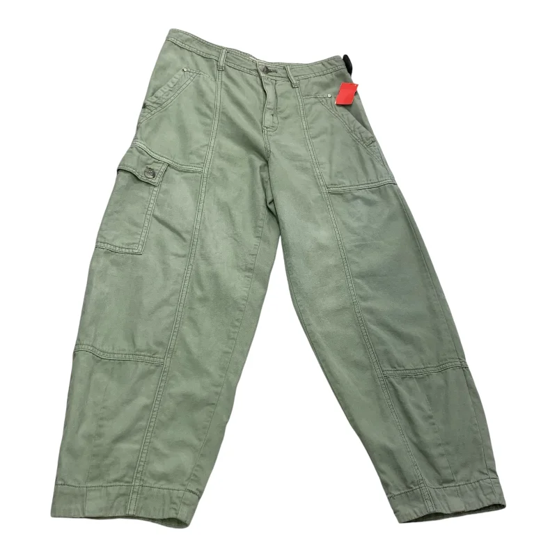 Moisture wicking Jeans Wide Leg By Anthropologie In Green, Size: 2