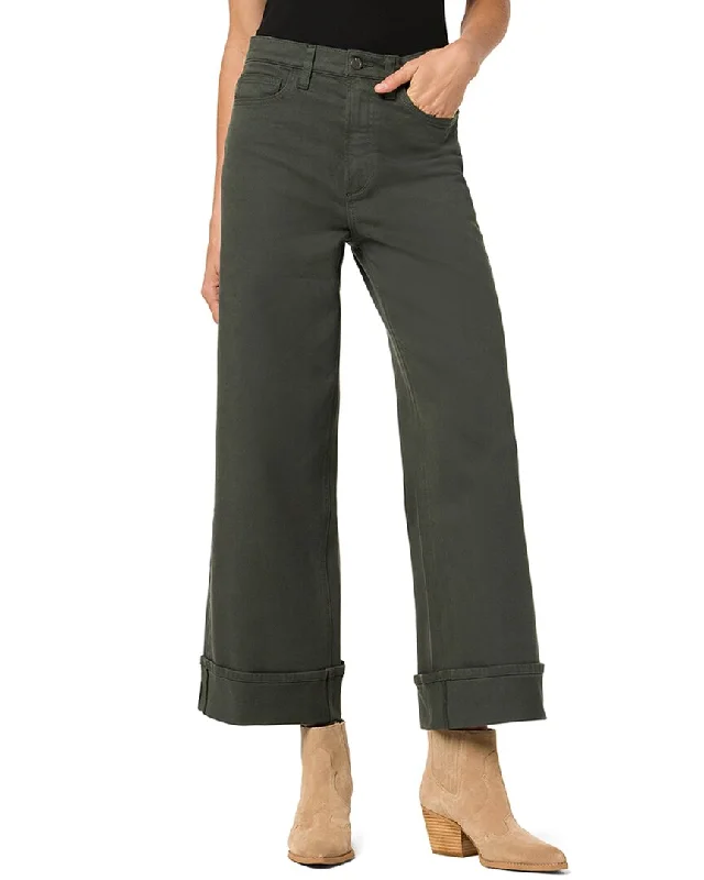 Soft Fabric Looks JOE'S Jeans Deep Forest Wide Leg Jean