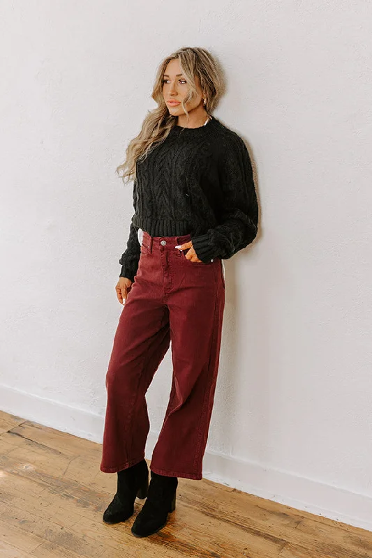 Comfortable And Simple Judy Blue The Kenzo High Waist Wide Leg Jean