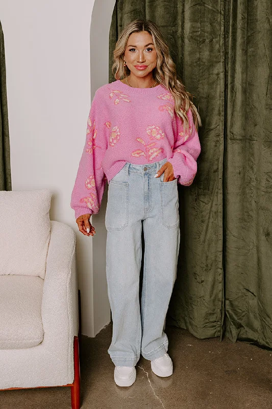 Cozy Chic Just USA Donna High Waist Cargo Pants In Light Wash