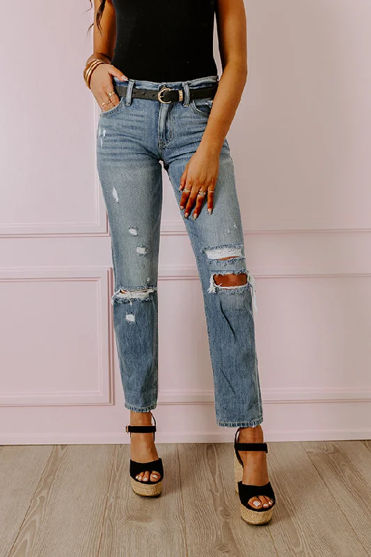 Fresh And Elegant KanCan Amelia High Waist Distressed Jean