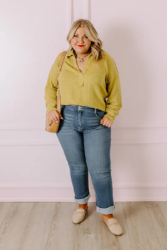 Relaxed Fit KanCan The Cherish High Waist Straight Leg Jean Curves