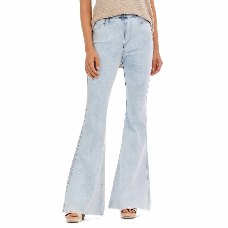 Beautiful Romance Lyla Flare High Rise Jeans In Blue