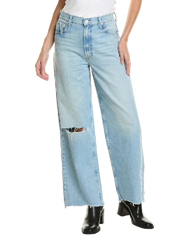 Classic Design MOTHER High-Waist Spinner Zip Sneak Chew We Bounced Jean