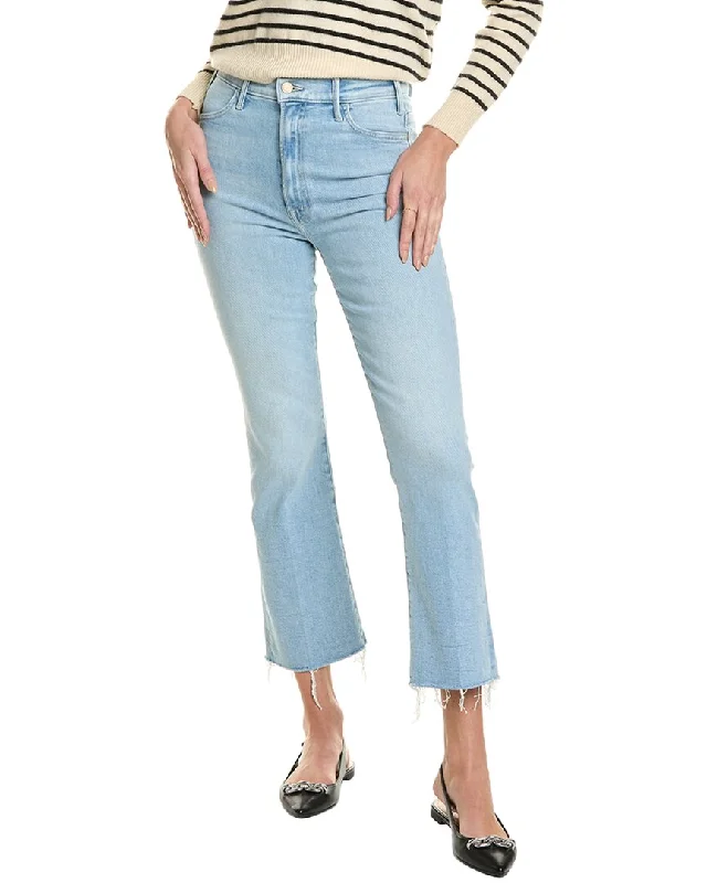 Everyday Outfits MOTHER The Hustler Lost Art Ankle Fray Jean