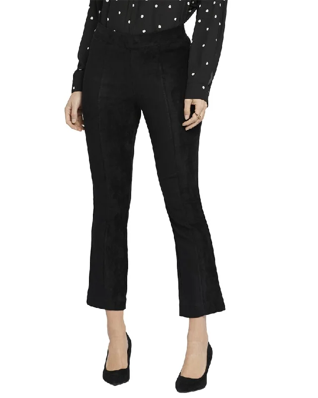 Street Fashion NYDJ Suede Black Bootcut Jean