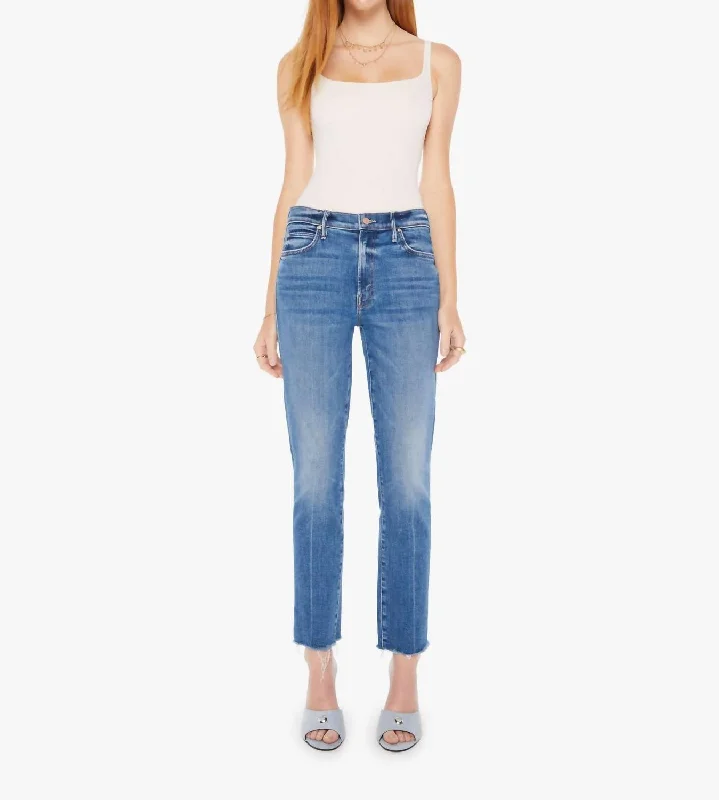 Rascal Ankle Fray Jean In Opposites Attract