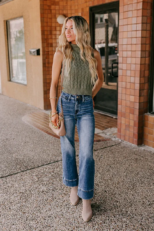 Relaxed Tops RISEN Annie High Waist Wide Leg Jean