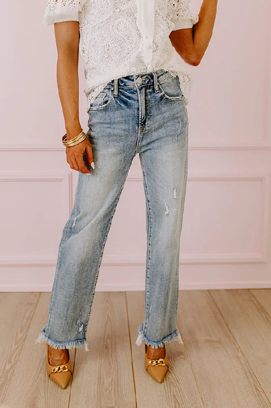 Exquisite Fabrics Risen Scarlett High Waist Jean In Medium Wash