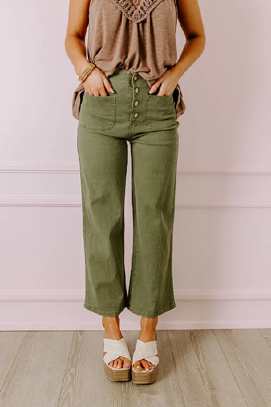 Street Fashion The Adele High Waist Jean In Sage