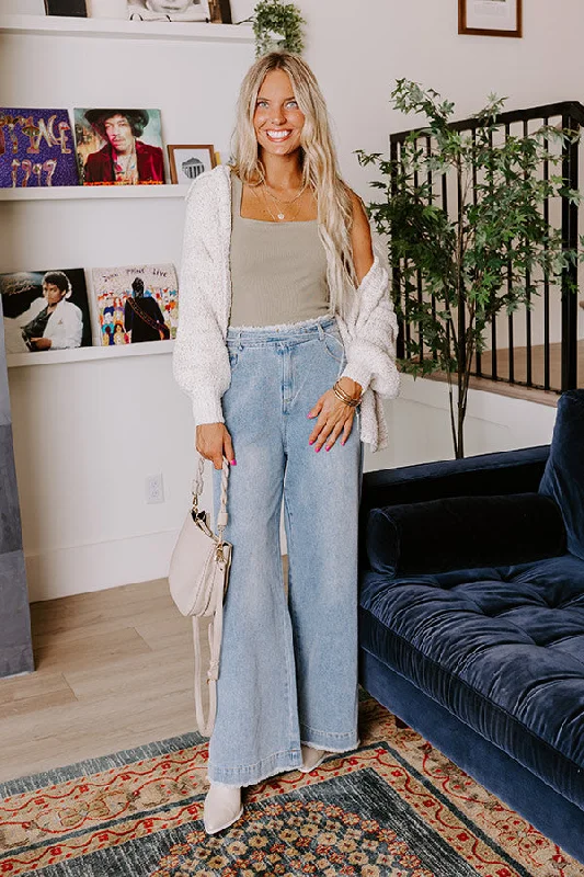 Soft Trends The Camila High Waist Wide Leg Jean