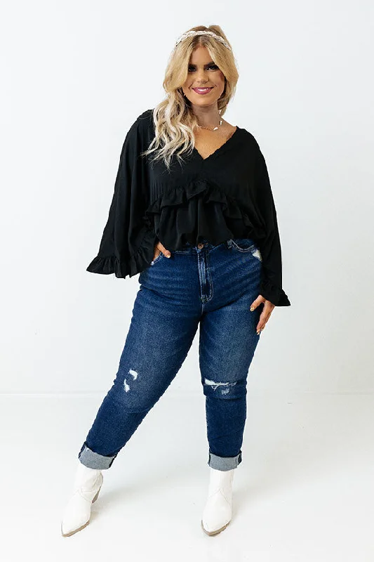 Elegant Wear The Lorelei High Waist Distressed Skinny Curves
