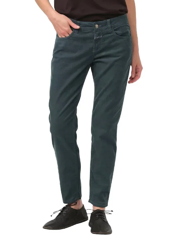 Cozy Apparel Women's Baker Jeans In Pini Green