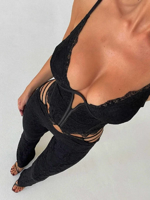 Artistic Temperament ADORA JUMPSUIT BLACK