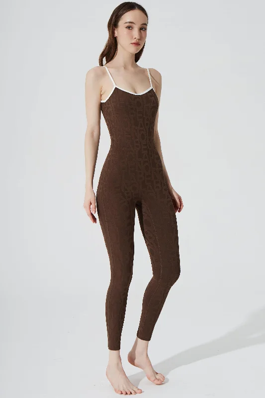 Classic Series Classic Coeur Del Jumpsuit 3D - Chocolate
