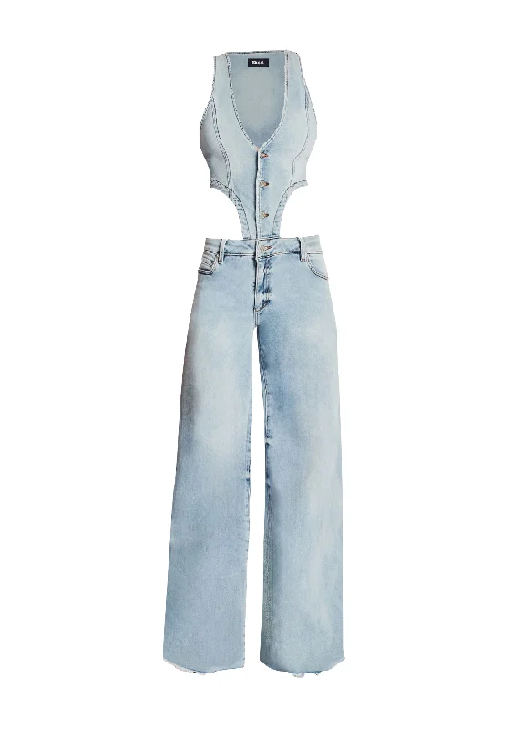 Dallas Denim Jumpsuit