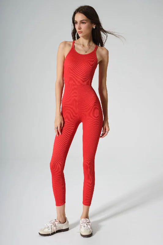 Ultra-lightweight Erika Jumpsuit - Savvy Red