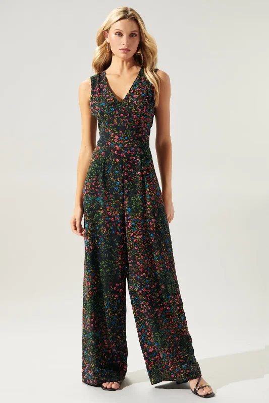 Fashionable And Versatile Garden State of Mind Larah Wide Leg Jumpsuit
