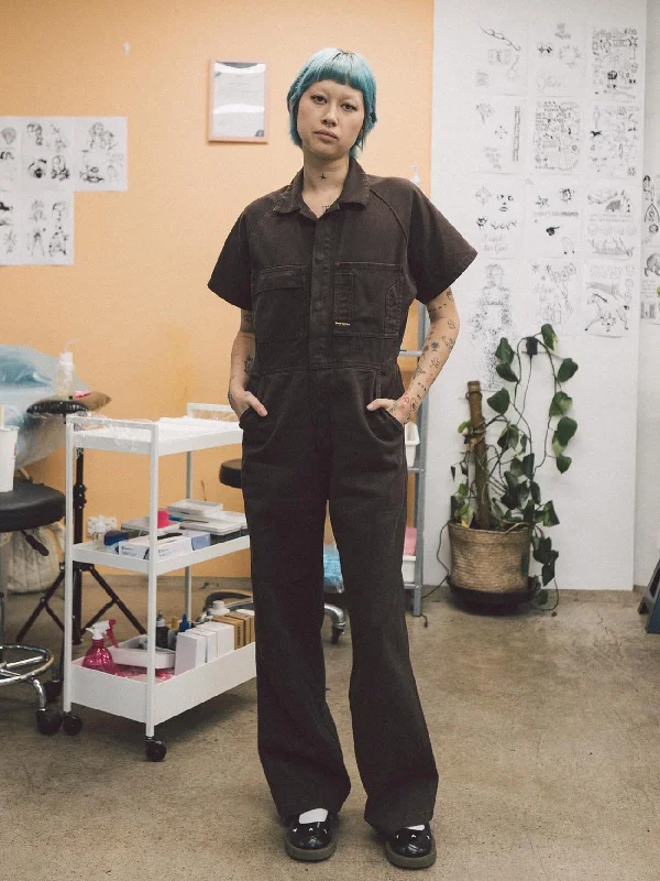 Classic Color Hard Yakka X Thrills Coverall - Postal Brown