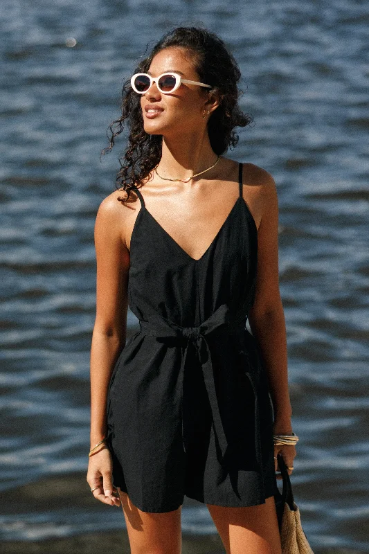 Warm Atmosphere Laddie Romper - Black