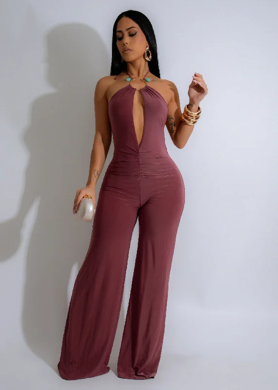Elegant Tailoring Nebula Dreamscape Jumpsuit Pink