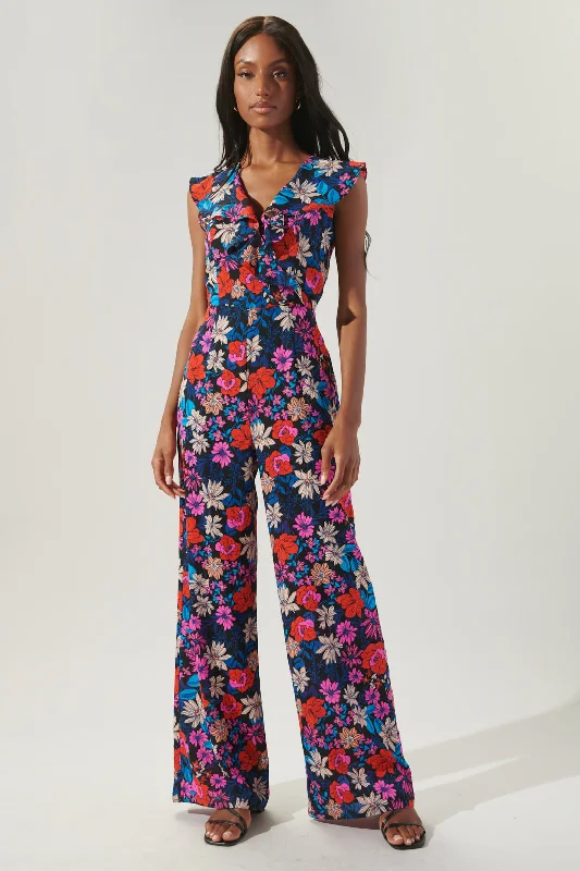 Sports And Leisure Ultra Flora Raquel Surplice Jumpsuit