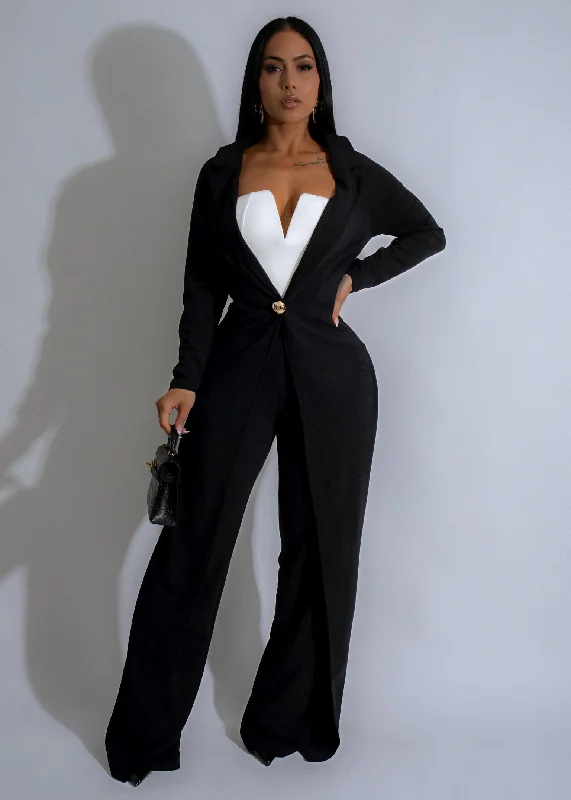Relaxed Jackets Vanguard Grace Jumpsuit Black