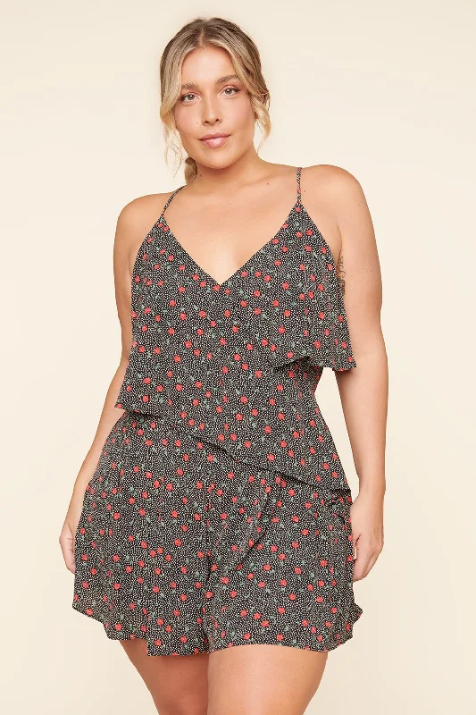 Celebrity Must-have Want You Back Cece Romper Curve