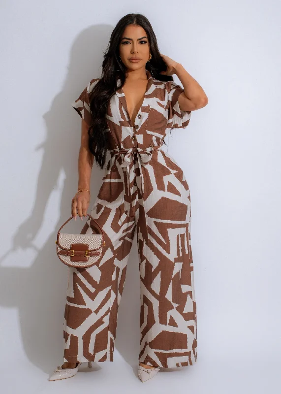 Modern City Yours To Keep Jumpsuit Brown