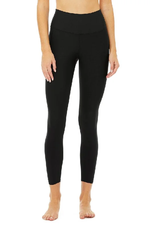 Autumn Selection Alo Yoga Women's High Waist Airlift 7/8 Leggings - Black