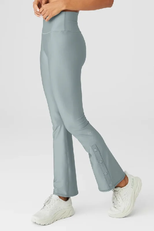 French Style Alo Yoga Women's High Waist Airlift Game Changer 7/8 Leggings - Cosmic Grey