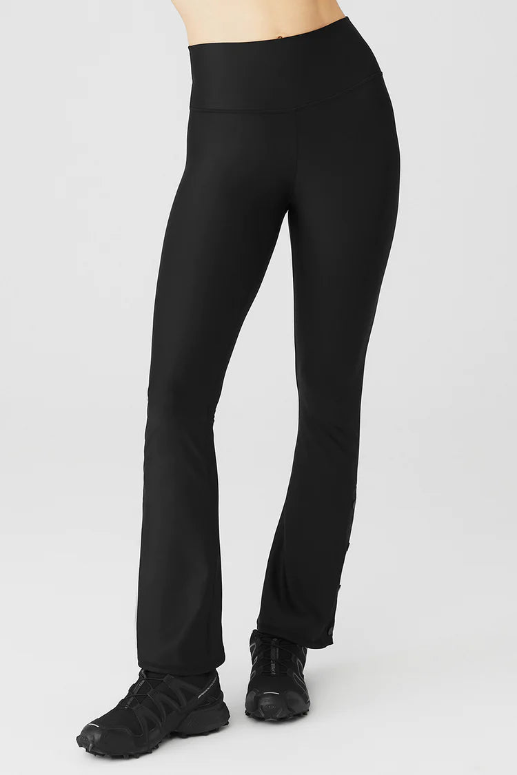 Short Design Alo Yoga Women's Game Changer High Waist 7/8 Leggings - Black