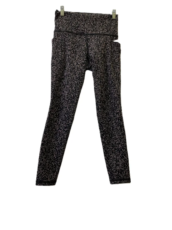 Everyday Chic Athletic Leggings By Athleta In Black & Brown, Size: Xs