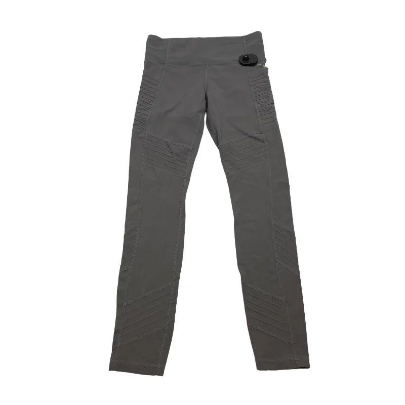 Noble And Elegant Athletic Leggings By Athleta In Grey, Size: Xs