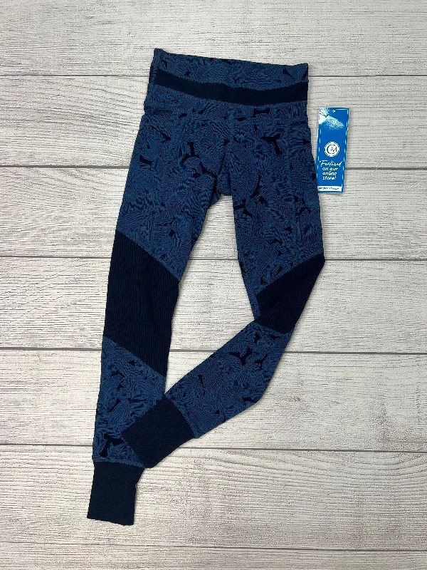 Chic Lounge Athletic Leggings By Athleta In Navy, Size: Xxs
