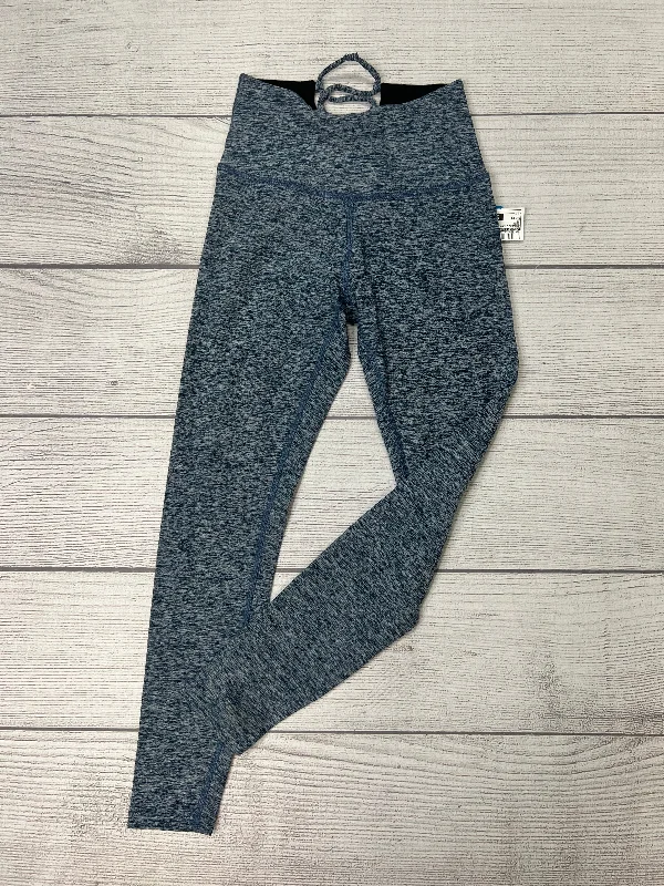 Cozy Knits Athletic Leggings By Beyond Yoga In Blue, Size: Xs