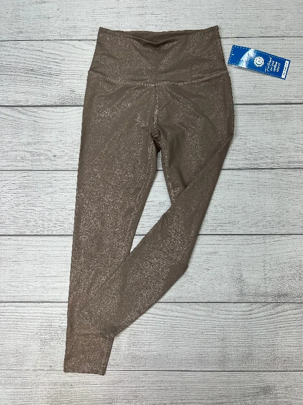 Soft Tops Athletic Leggings By Beyond Yoga In Grey, Size: M