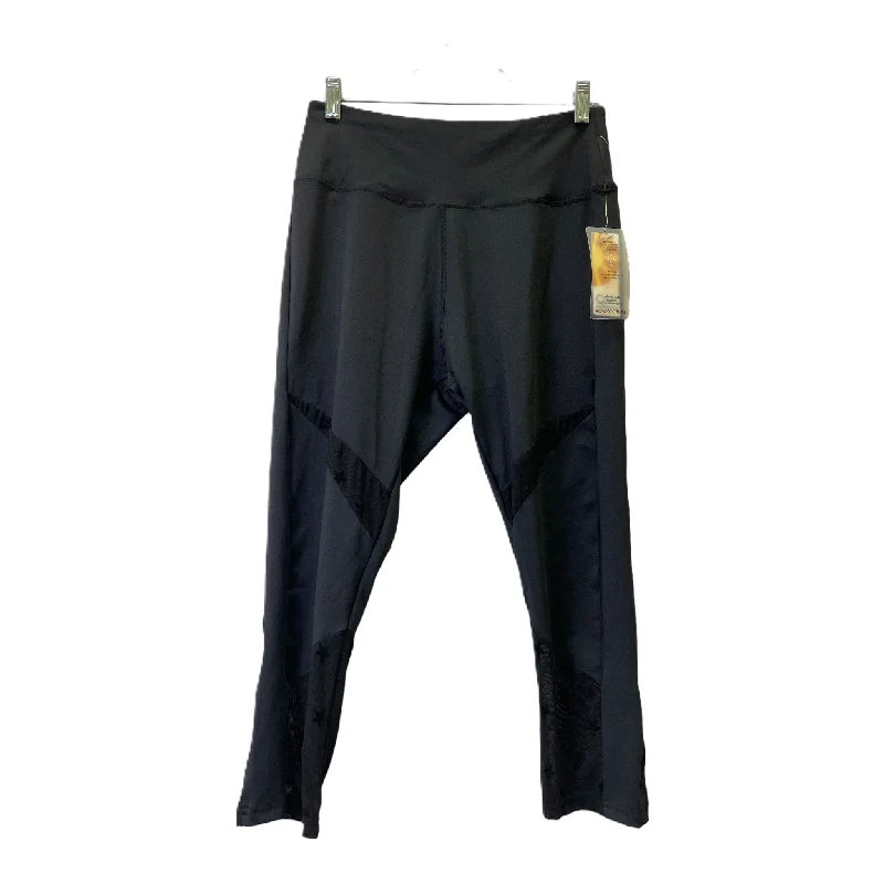 Effortless Wear Athletic Leggings By C And C In Black, Size: L