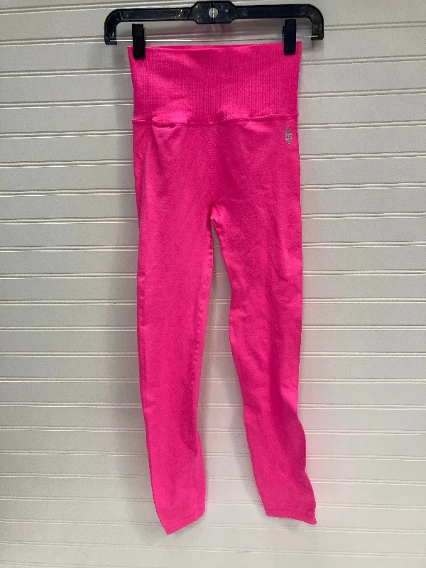 Celebrity Picks Athletic Leggings By Free People In Pink, Size: Xs