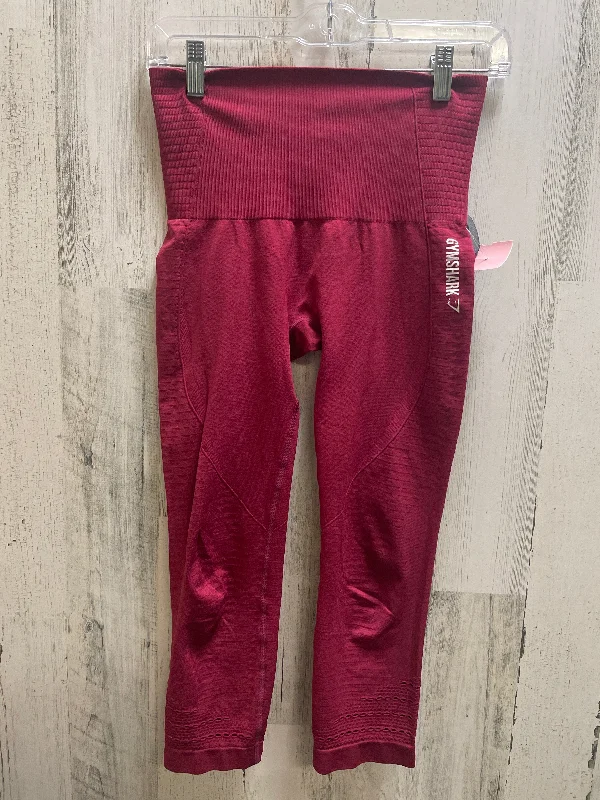 Cozy Outfit Athletic Leggings By Gym Shark In Pink, Size: S