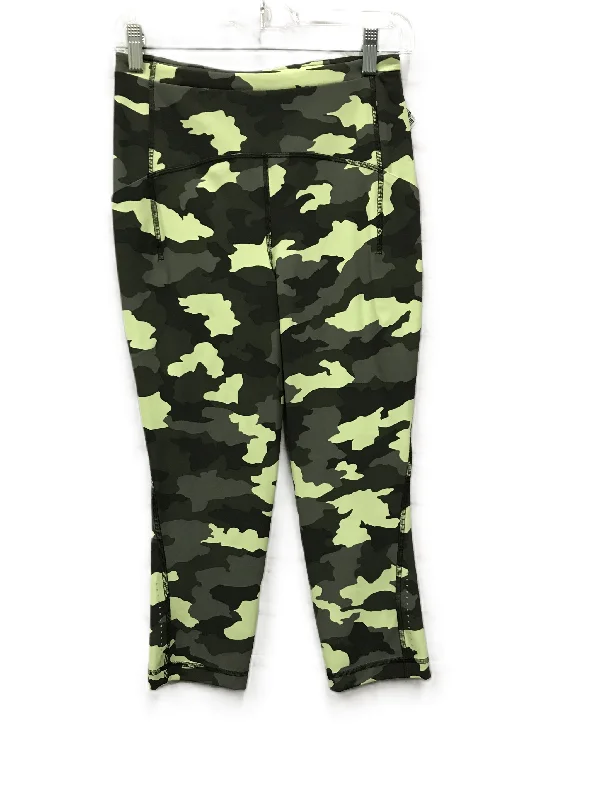 Personalized Wear Athletic Leggings By Lululemon In Camouflage Print, Size: 6