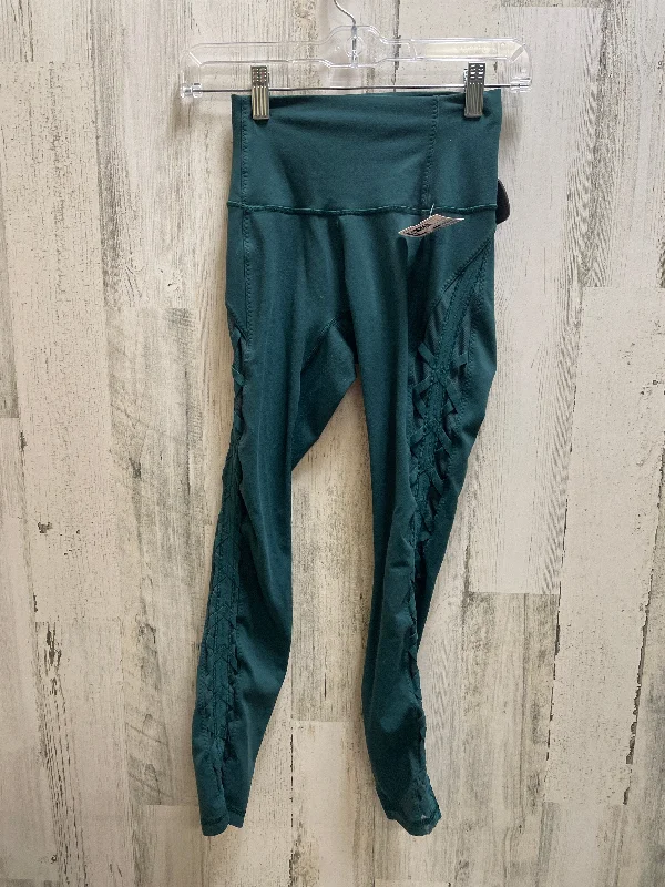 Everyday Comfort Athletic Leggings By Lululemon In Green, Size: 2