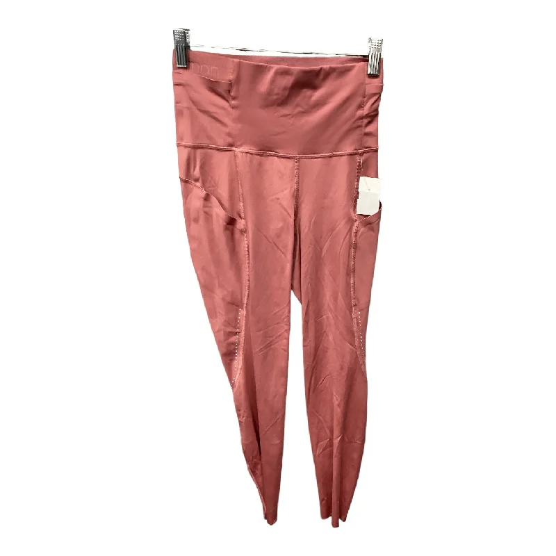 Sporty Comfort Athletic Leggings By Lululemon In Pink, Size: 4