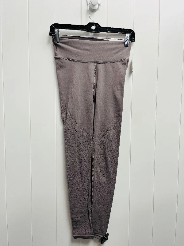 Casual Fit Wear Athletic Leggings By Lululemon In Purple, Size: Xs