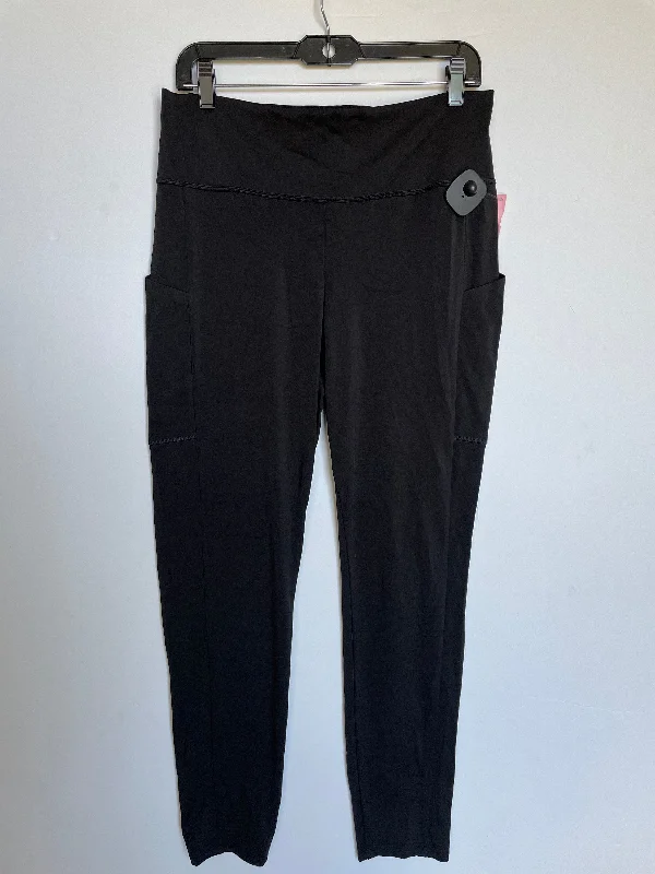 Avant-garde Design Athletic Leggings By Soma In Black, Size: Xl