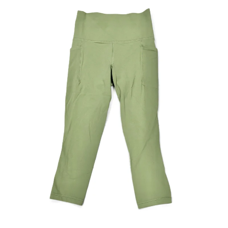 Fashion Innovation Athletic Leggings Capris By Athleta In Green, Size: Xs