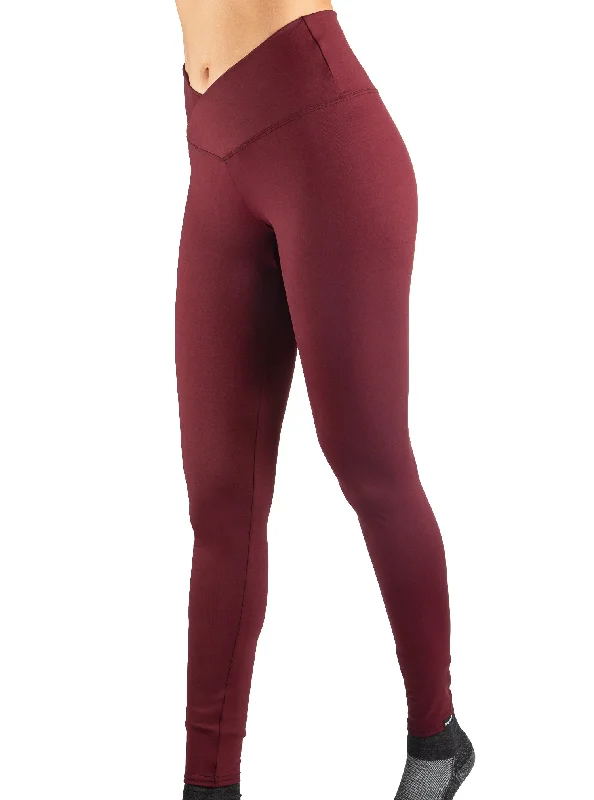 Simple Looks Brick Cross Over Waistband Legging