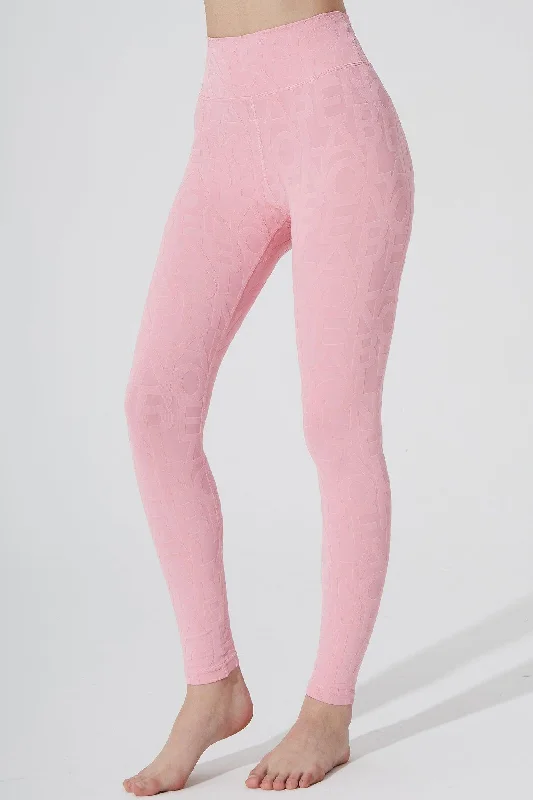 Design Trend Classic Déese Fleur Legging 3D - Powder Pink