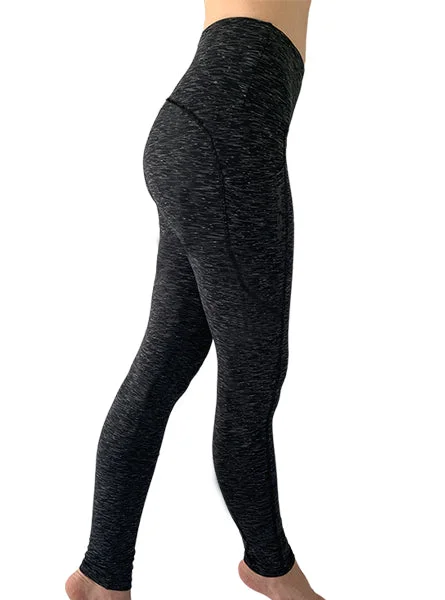 Casual Ease Tri-Heather Pocketed Legging (No inseam)